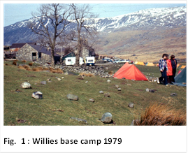  
Fig.  10 : Willies base camp 1979

