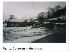 
Fig.  14: Dolawen in the snow

